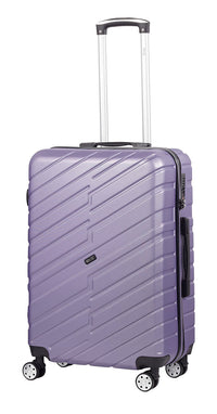 Trolley Valigia Media Rigido 4 Ruote TSA in ABS Ravizzoni Cuba Lilla
