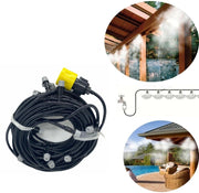 Kit Sistema Irrigazione Nebulizzazione Rinfrescatore Tubo Flessibile da Giardino