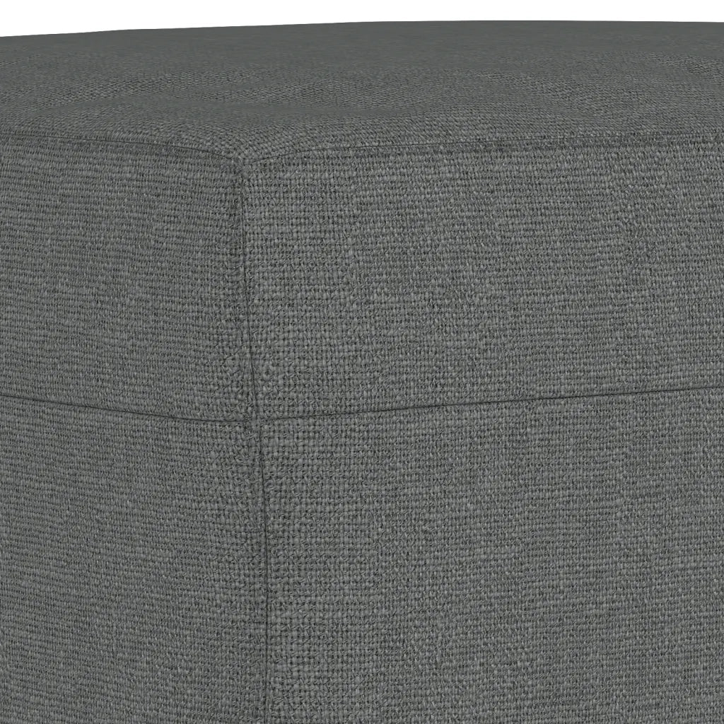 Poggiapiedi Grigio Scuro 70x55x41 cm in Tessuto cod mxl 66501