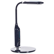 Lampada da ufficio LED nera materiale sintetico braccio regolabile 38 cm soggiorno ufficio cameretta