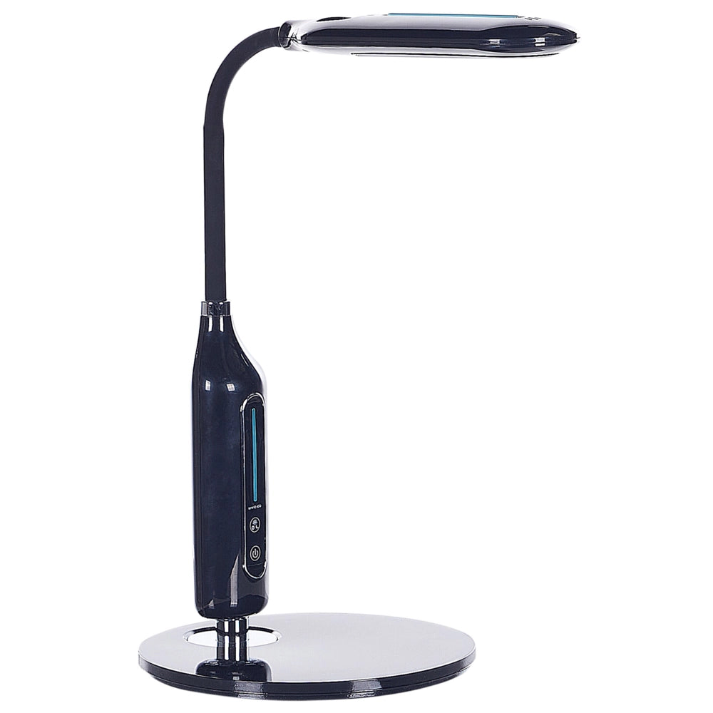 Lampada da ufficio LED nera materiale sintetico braccio regolabile 38 cm soggiorno ufficio cameretta