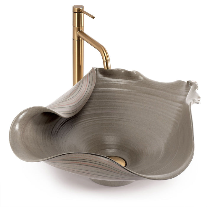 Lavabo Da Appoggio In Ceramica Rea Hm-17 Handmade Art