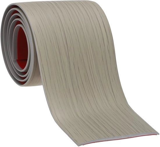 Profilo di transizione per pavimenti - Tappeto autoadesivo - Finitura per pavimenti - Striscia vinile morbida - 76mm di larghezza - Effetto superficie in legno