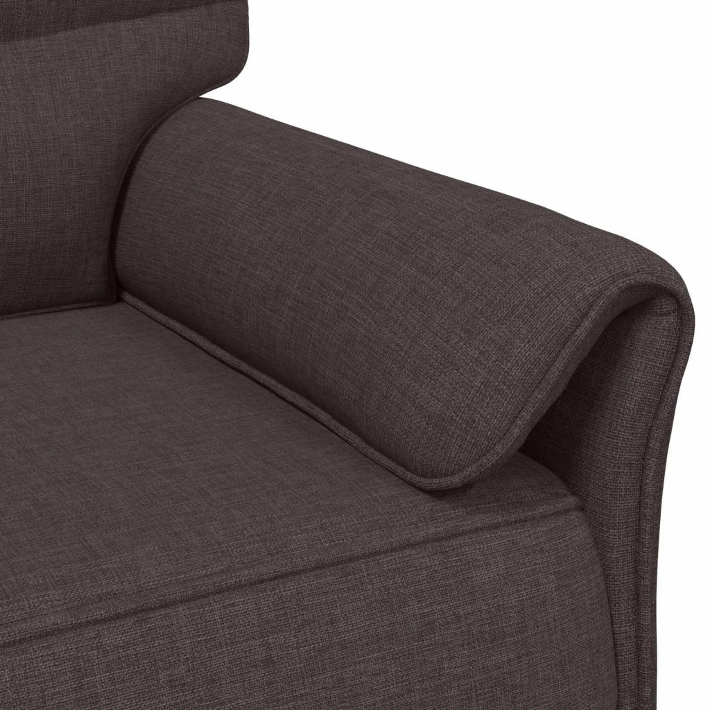 Set di divani 2 pz Marrone Scuro Tessuto 3424847