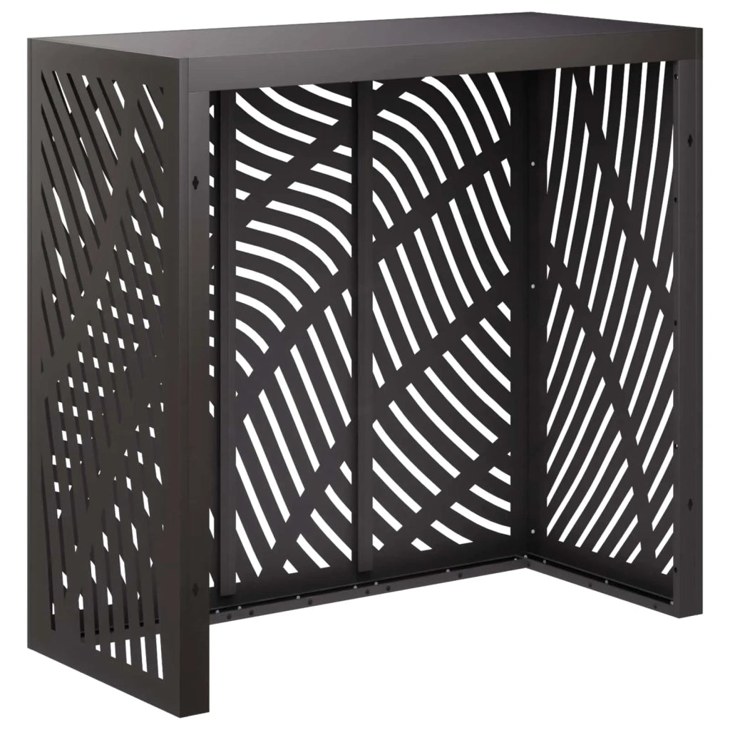 Copertura per condizionatore d'aria Nero 110 x 50 x 105 cm 8014115