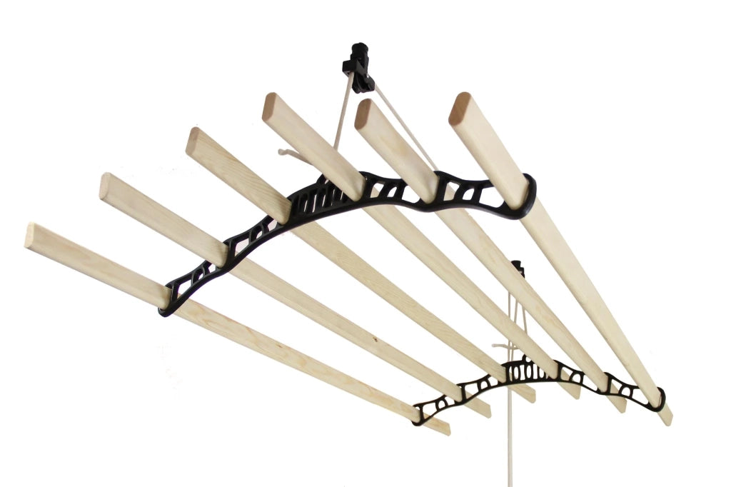 Stendibiancheria da Soffitto Stendi Panni Soffitto Lavanderia Bucato 2.4m