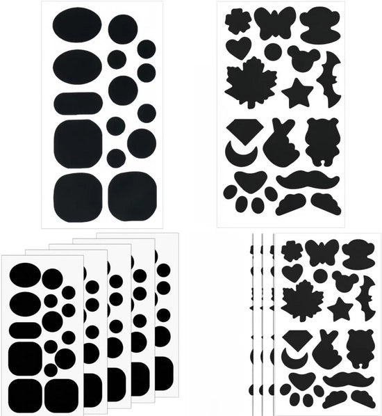 Adesivi di riparazione autoadesivi nylon, impermeabili - 140 pezzi