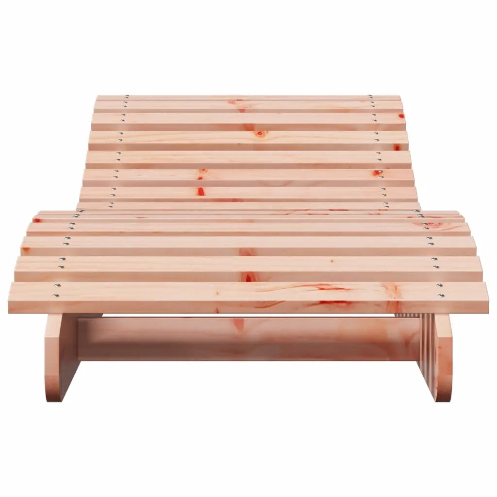 Lettino Prendisole 205x60x31,5 cm in Legno Massello di Douglas 832578
