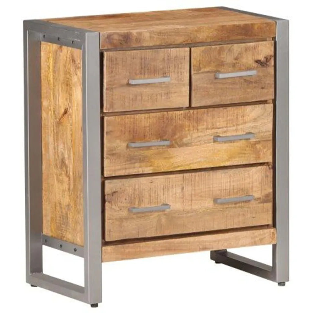 Credenza 60x35x70 cm in Legno di Mango Grezzo cod mxl 16477