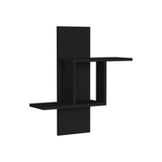 Mensola da parete in legno "Mill" 64 x 20 x 70 cm - Antracite