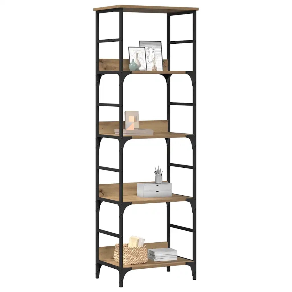 vidaXL Libreria Rovere Artigianale 50x33x153 cm in Truciolato