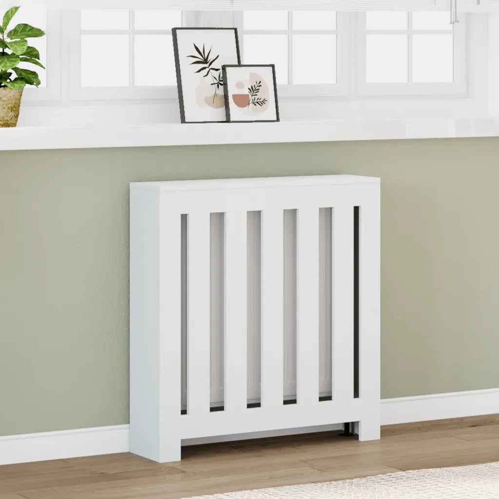 Copertura Termosifone Bianca 78x20x82 cm Legno Multistrato 852726