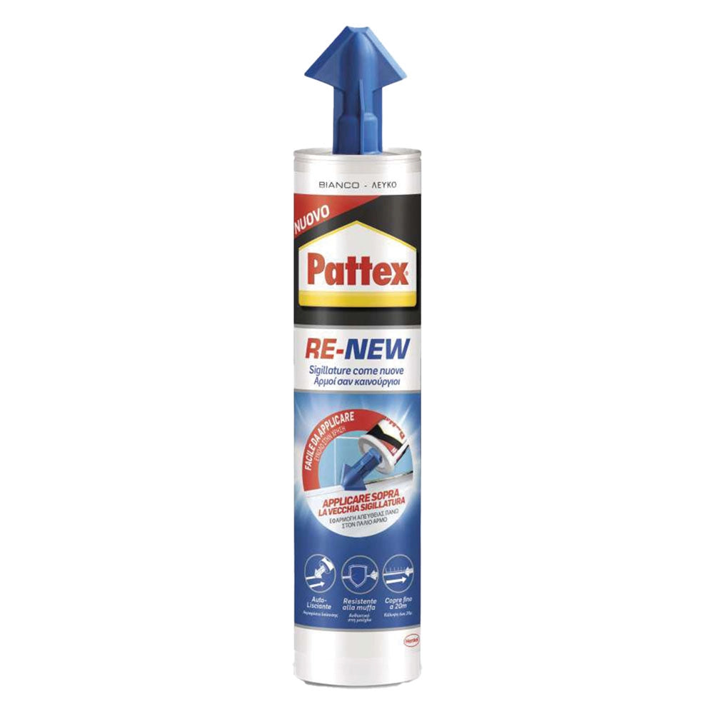 SILICONE 'BAGNO SANO RE-NEW' ml 280 - bianco  - PATTEX