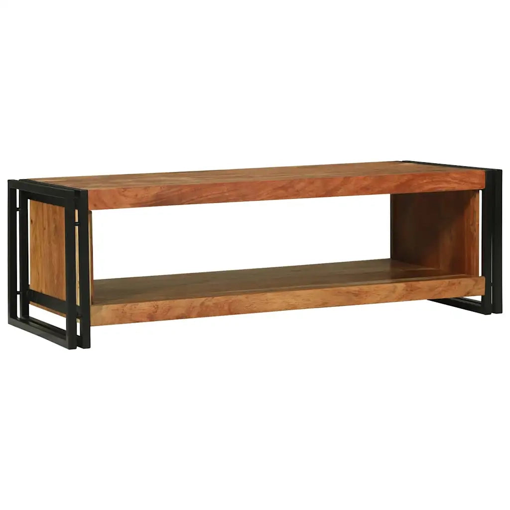 Tavolino da Salotto-Tavolino da soggiorno-Tavolo 120 x 50 x 38 cm legno massello di acacia