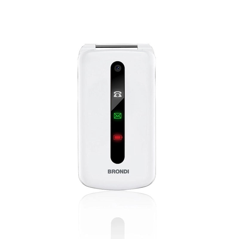 Brondi president 7,62 cm (3) 130 g bianco telefono cellulare basico - 10275071