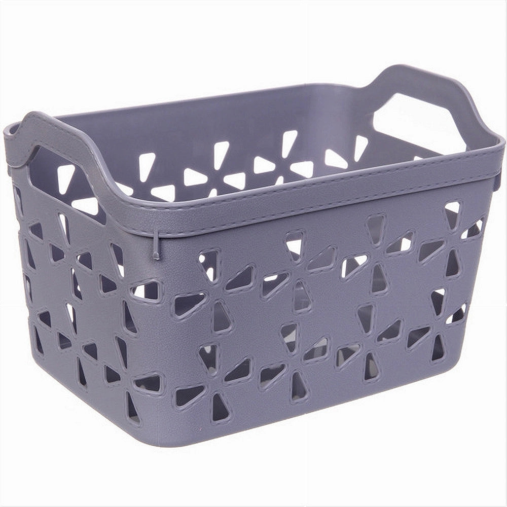Trade Shop - Cesto Porta Oggetti Cestino Porta Tutto Con Maniglie 26x17x17 Cm Assortiti 10725 -