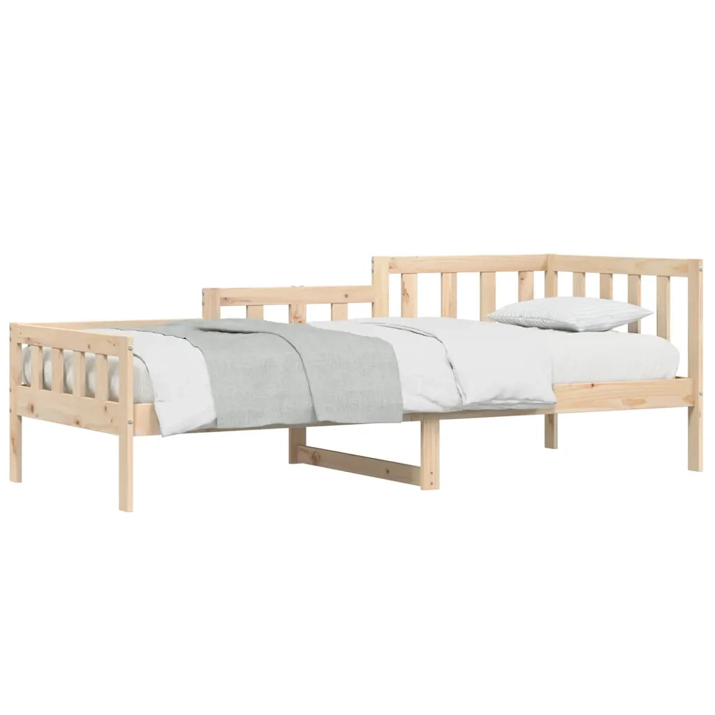 Dormeuse senza Materasso-Divano Letto-Struttura Letto 80x200 cm in Legno Massello di Pino 403486
