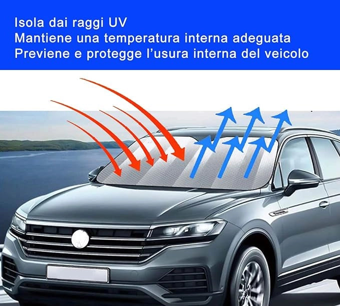 PARASOLE RIFLETTENTE POLAR 60x130 cm - lucido
