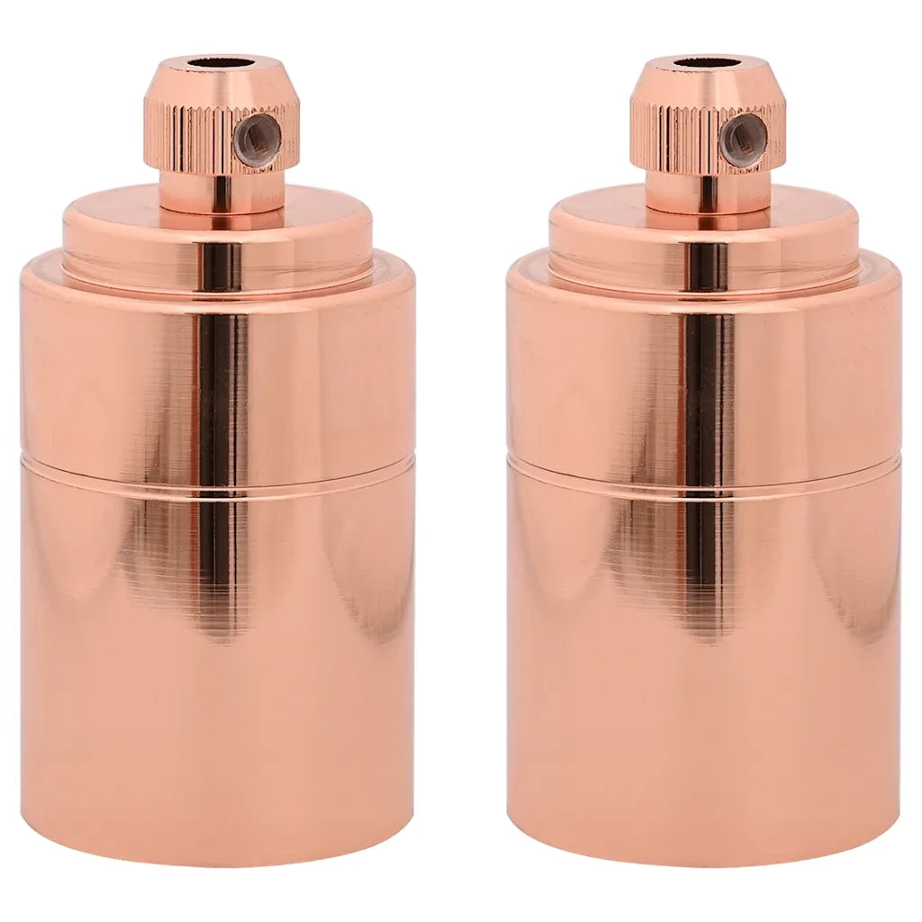 Portalampada 2 pz Oro Rosa E27 CFW2288426