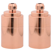Portalampada 2 pz Oro Rosa E27 CFW2288426
