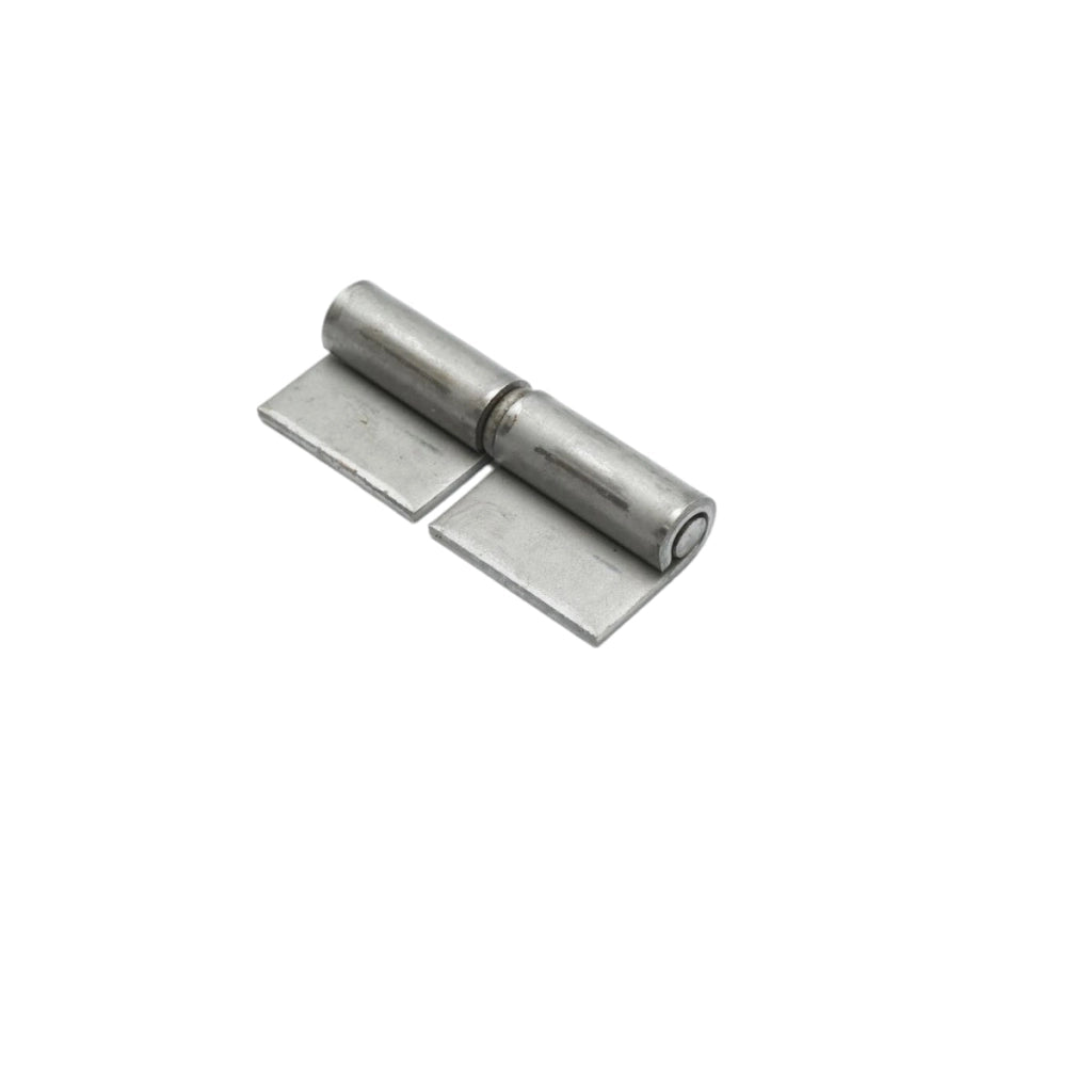 Cerniera saldabile con piastra per porta o cancello – 3×80 mm