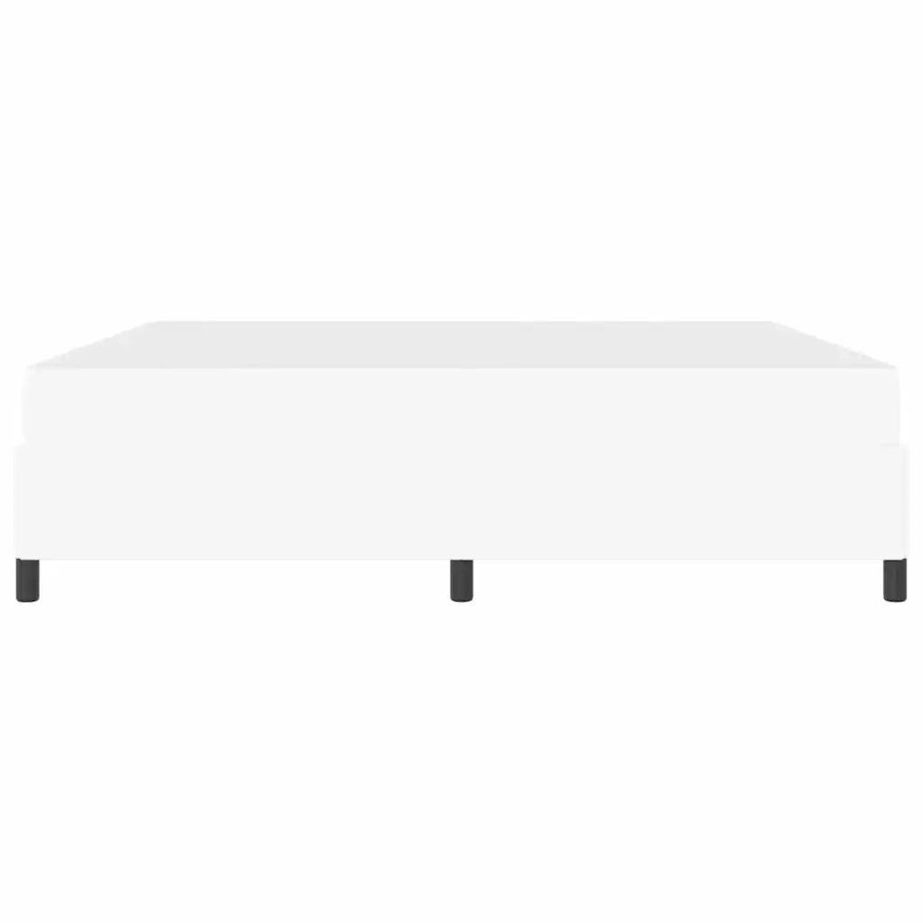 vidaXL Struttura letto con materasso con materasso Bianco 200 x 200 cm