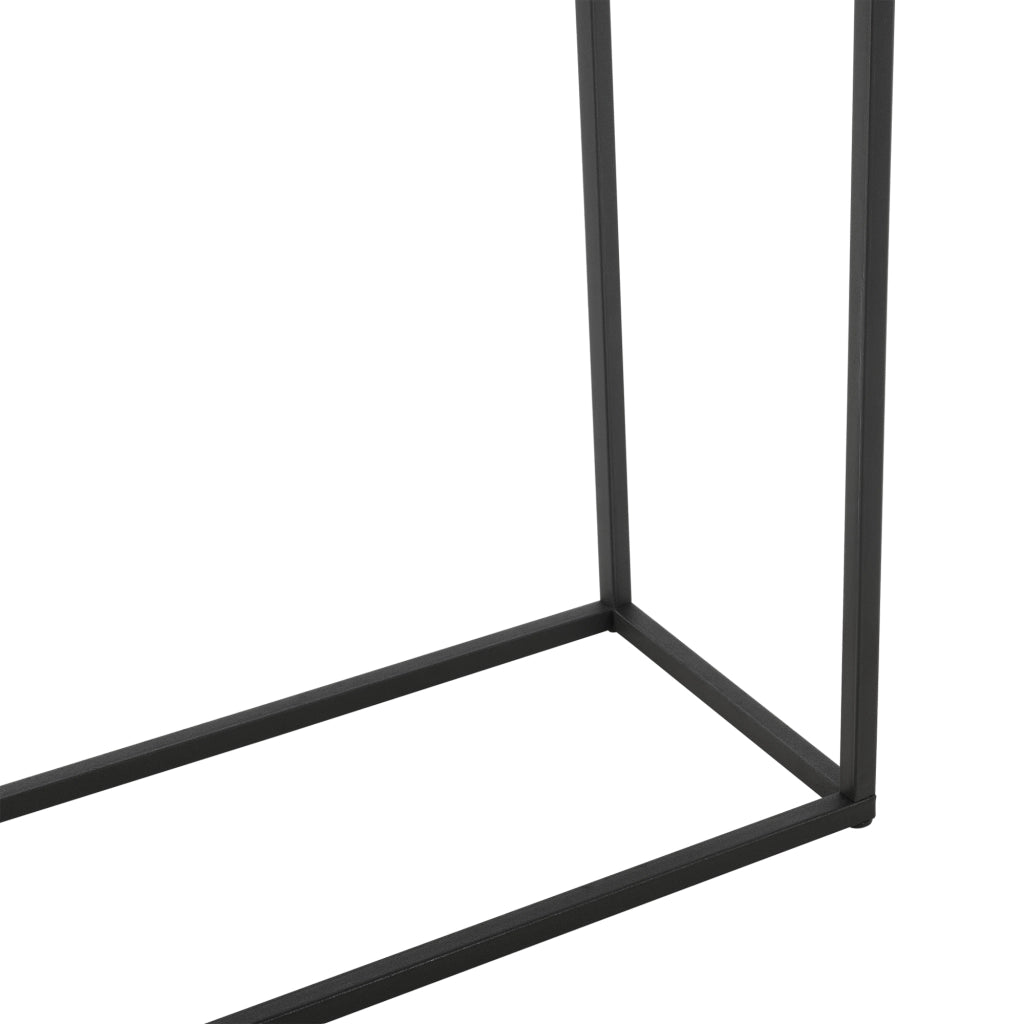 Set di 2 Portavasi in Metallo di Forma Rettangolare Supporto Nero per Piante con Coprivaso in Color Ottone in 2 Misure Diverse