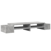 Supporto per monitor scrivania con contenitore legno ingegnerizzato grigio 02_0044925