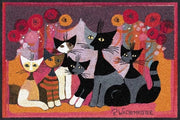 Tappetino per Porta Festa dei Gatti - Asciugamano per Pavimento 050x075 cm
