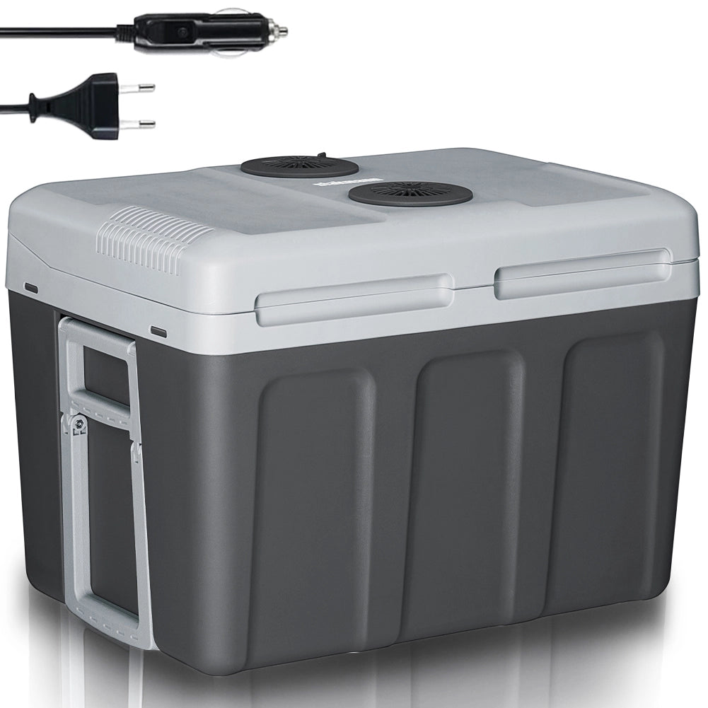 Frigorifero Elettrico Portatile 40L Caldo/Freddo Grigio Spina 230V e 12V Grigio