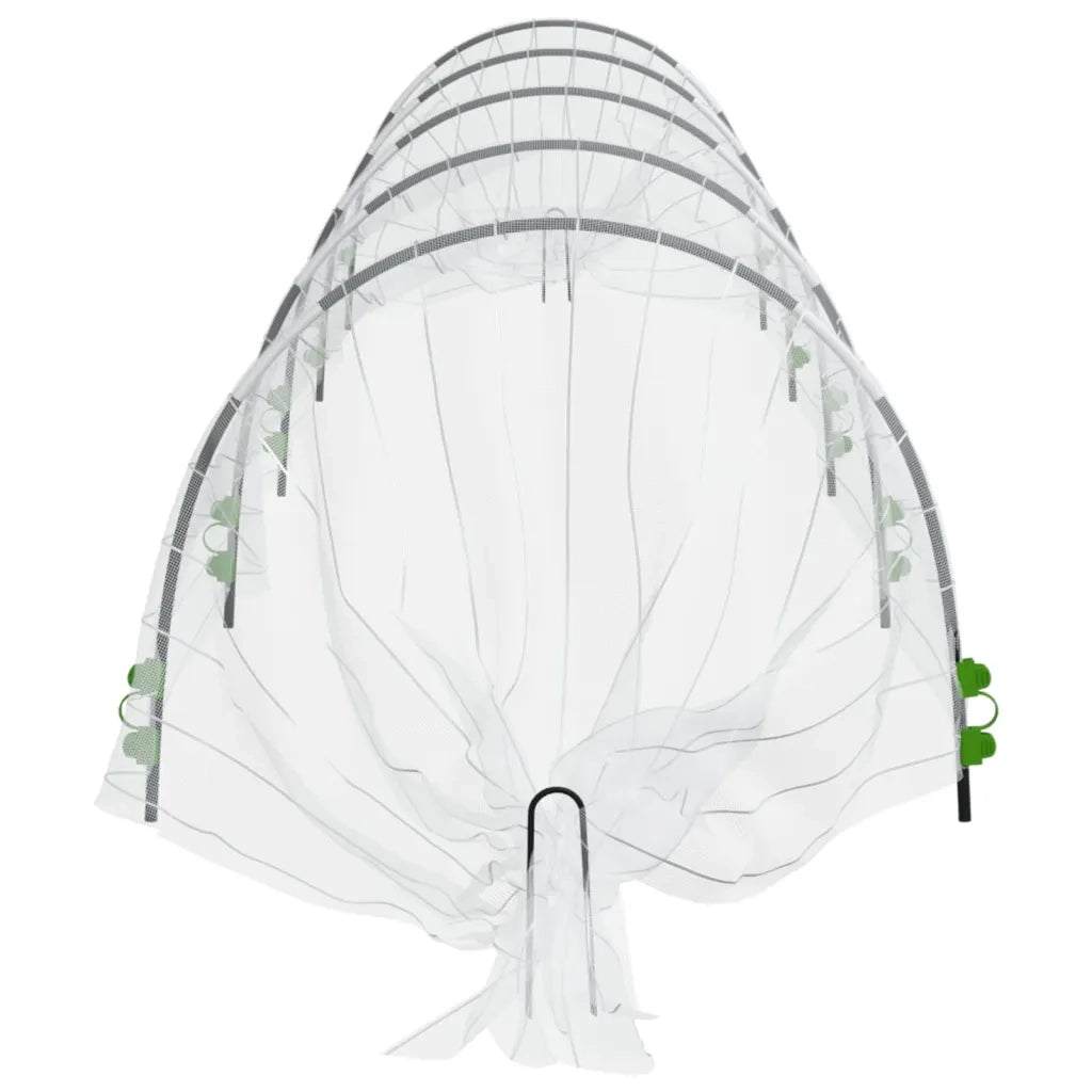 vidaXL Tunnel in Rete 3pz 1,5x5 m in Fibra di Vetro e PP