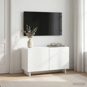 Supporto TV 60 x 34.5 x 40 cm Bianco Lucido 8011562