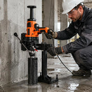 Diamond Core Drilling Machine, 2-16 Cm Drilling Diameter, Hand-held Diamond Core Drill With Stand And Core Drill Bit, 2000 W Concrete Core Drill, Wet And Dry Application, For Concrete