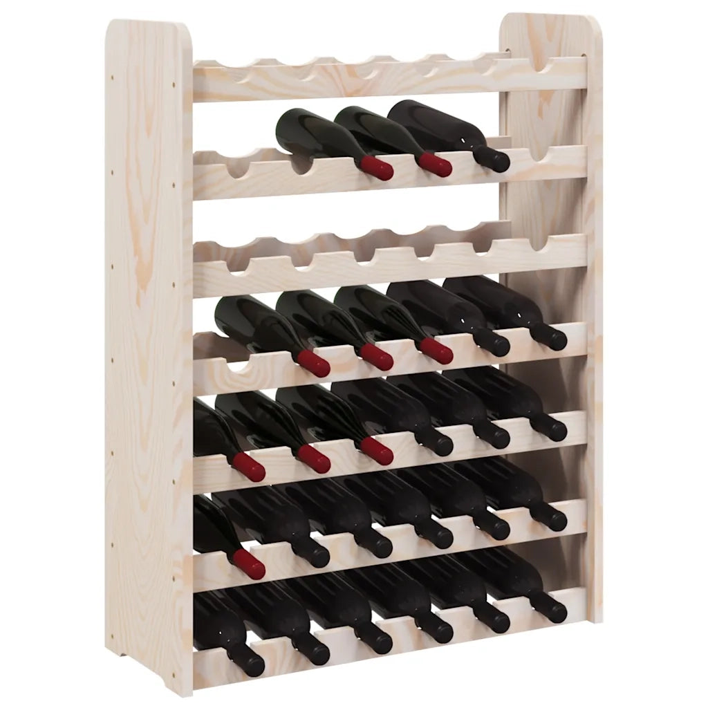 Portavini 67,5x25x87 cm in Legno Massello di Pino 4007559