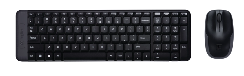ORIGINAL Logitech Accessori per computer nero 920-003161 MK220