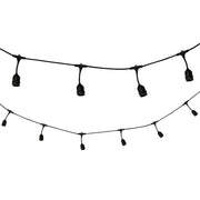 Cavo ghirlanda esterno 10xE27 6,12m 36V IP44 Polux