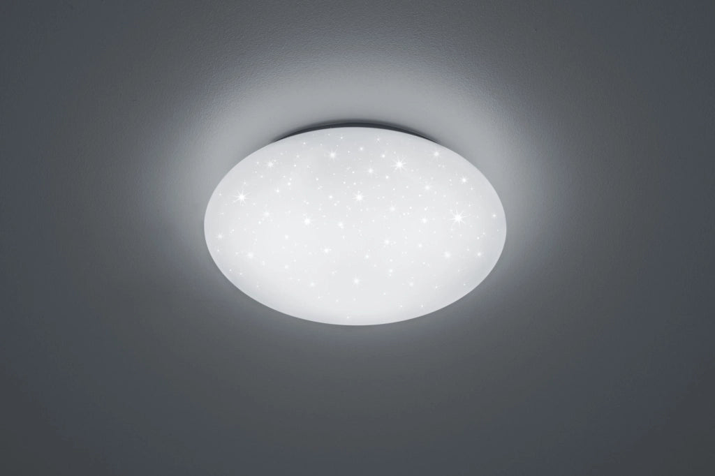 PAOLO H2O PLAFONIERA LED 15W 1500lm, 4000K DIFFUSORE STELLATO IP44 D.37CM