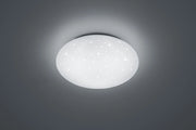 PAOLO H2O PLAFONIERA LED 15W 1500lm, 4000K DIFFUSORE STELLATO IP44 D.37CM
