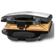 Clatronic ST 3778 tostiera 750 W Nero, Acciaio inox