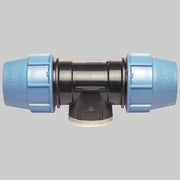RACCORDO A TEE FEMMINA PLASTICA  75 x 3 x 75     UNIDELTA