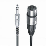 Trade Shop - Cavo Da Jack 6.5mm A Xlr Femmina Audio Prolunga Per Microfono Da 3 Metri Jxlr-06 -