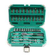 Set di chiavi a bussola, torx, esagonali con cricchetto 46 pezzi Breckner Germany