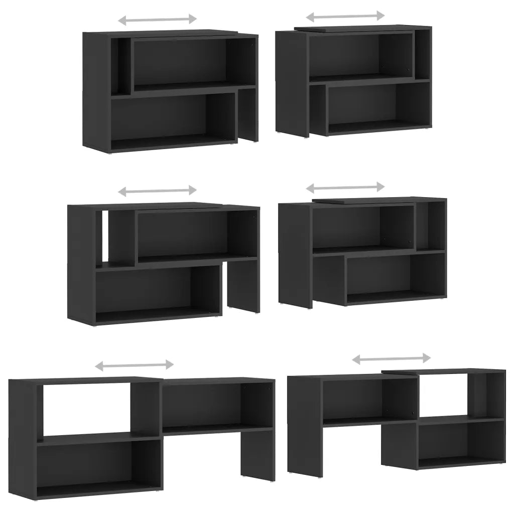 Mobile Porta TV Grigio 149x30x52 cm in Legno Multistrato 808361