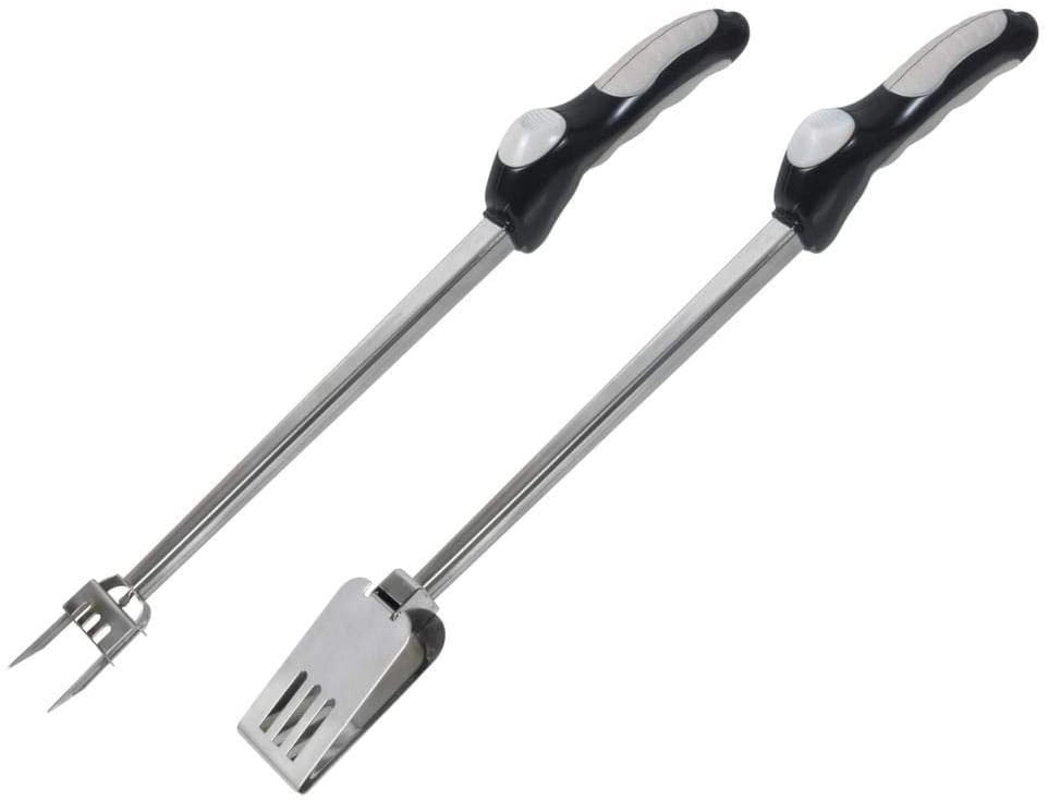 Kit Forchetta E Pinza Per Barbecue Con Presa Facile - PRBBQKIT