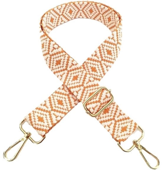 Cinturino Regolabile per Borse - 3,8 cm Largo, 80-130 cm, con Carabiner in Oro