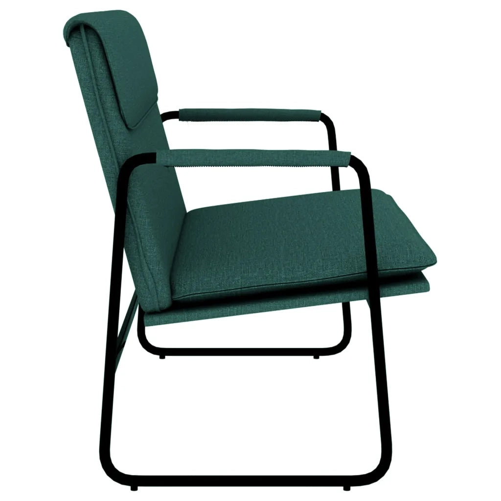 Panca Verde Scuro 100x64x80 cm in Tessuto 351355