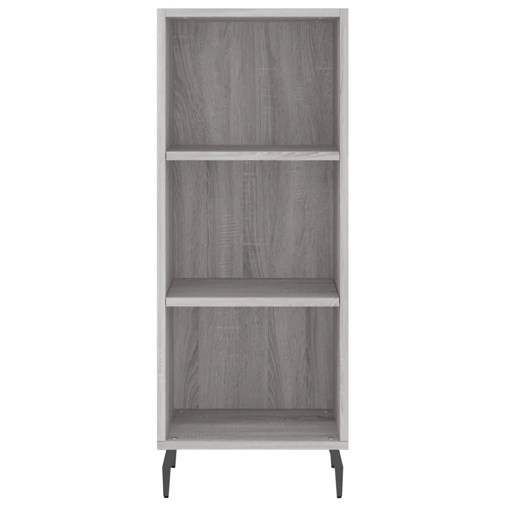 Credenza | Madia | Buffet da pranzo | Armadio da pranzo Grigio Sonoma 34,5x34x180 cm in Legno Multistrato