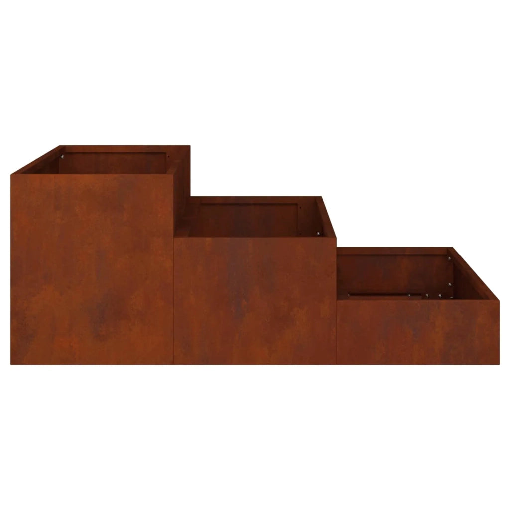 Fioriere | Cassetta per fiori | Vaso da giardino Ruggine 90 x 90 x 35 cm