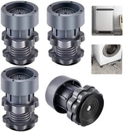 Trillingsdempers per 4 pezzi - Altezza regolabile 7-10 cm - Antiscivolo - Dempano di shock - Pedine per lavatrice - Protezione per pavimento - Pedine per lavatrice