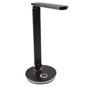 Lampada da scrivania LED nera 4000K RGB dimmer USB Polux